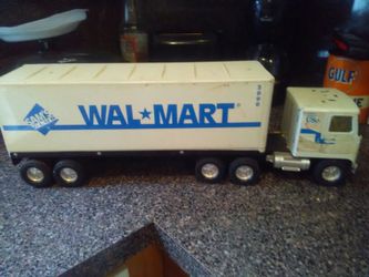Wal-Mart tracker trailer huge all medal