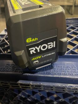 RYOBI 6ah 40v