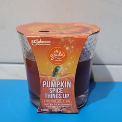 Glade Pumpkin Spice Candles $3 each (four available)