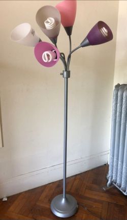 Multi-Head Medusa Floor Lamp with Colorful Shades