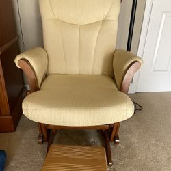 Nursery Rocking Chair And For Stool