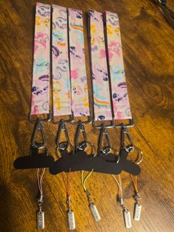 My Little Pony Fabric Wristlet Lanyard Keychain