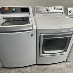 Lg Top Load Washer And Gas Dryer