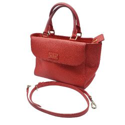 Kate Spade New York Womens Red Pebbled Leather Purse Crossbody Shoulder Handbag