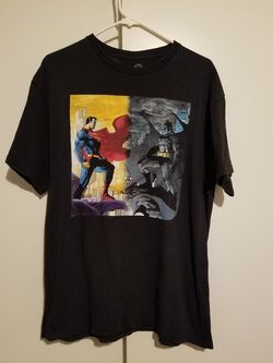 Vintage DC Batman vs Superman tee, Mens sz Large $35, pls read description!