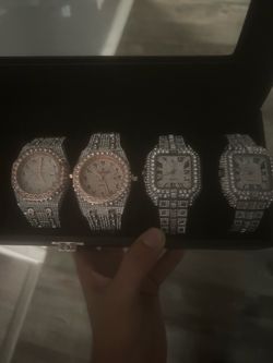 Iced out watches