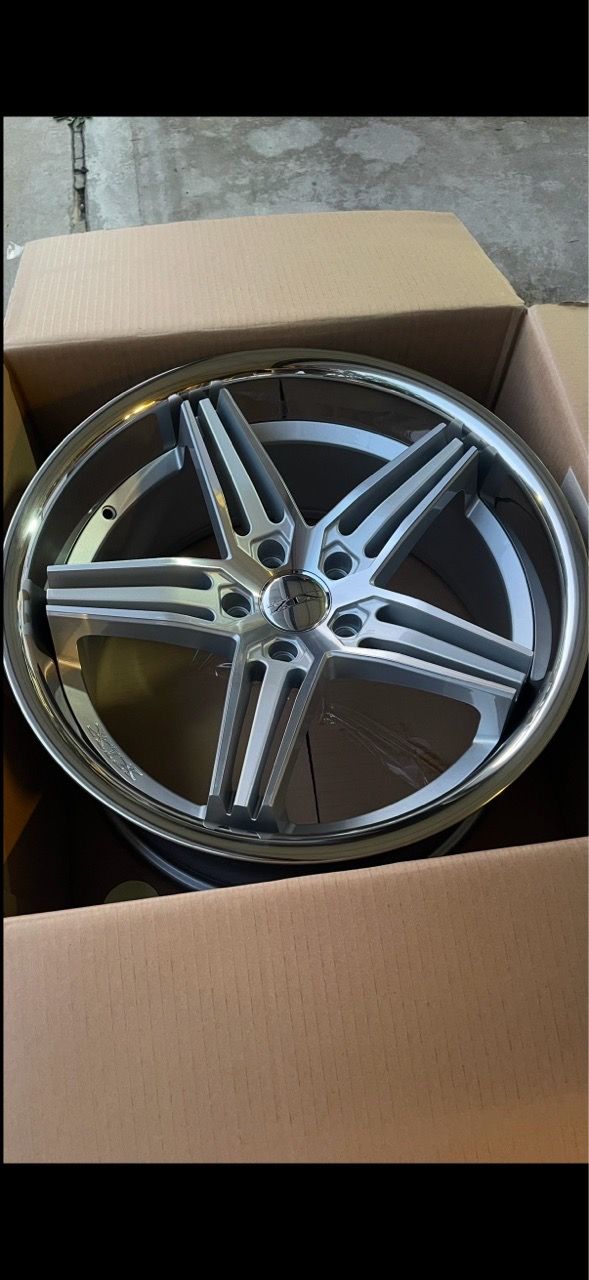 Ups Wheel Staggered Wheels (5x120) - Silver/Stainless Lip for Sale in Lake View ...
