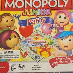 Monopoly Jr. Party Board Game