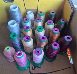 Multiple colour lot ( 20 Spools  )  Ackermann isacord embroidery thread ( from panorama city)