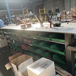 Heavy-Duty Metal Work tables 