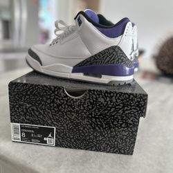 Mens Jordan 3 Dark Iris