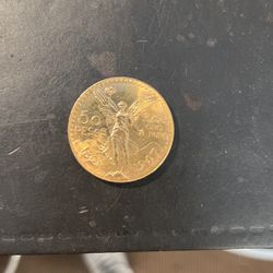 50 Pesos Gold Coin 