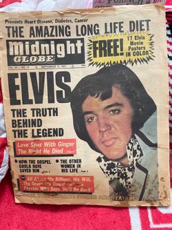midnight Globe September 13, 1977 midnight Globe
