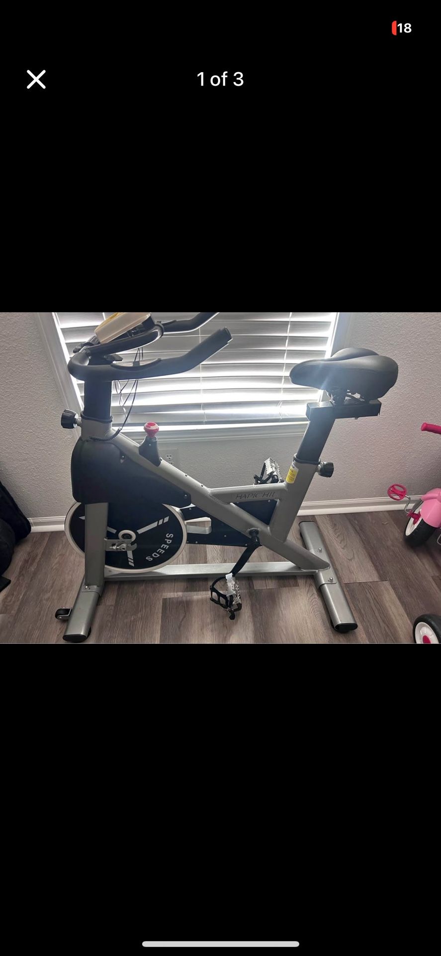 HAPICHIL Exercise Bikes w 35 lbs flywheel
