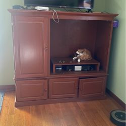 T.V Desk And Storage 