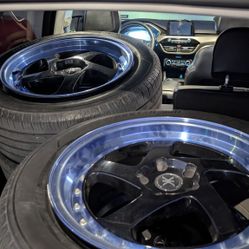 A Set Of Rims (Blue)