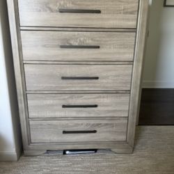 Living Spaces. (Tall dresser & night stand)