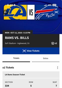 Rams vs Bills