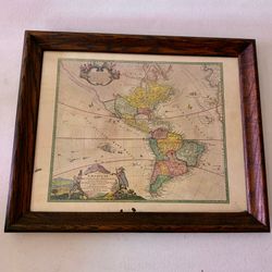 16th century out-of-print reproduction world map