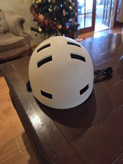 White Bike Helmet