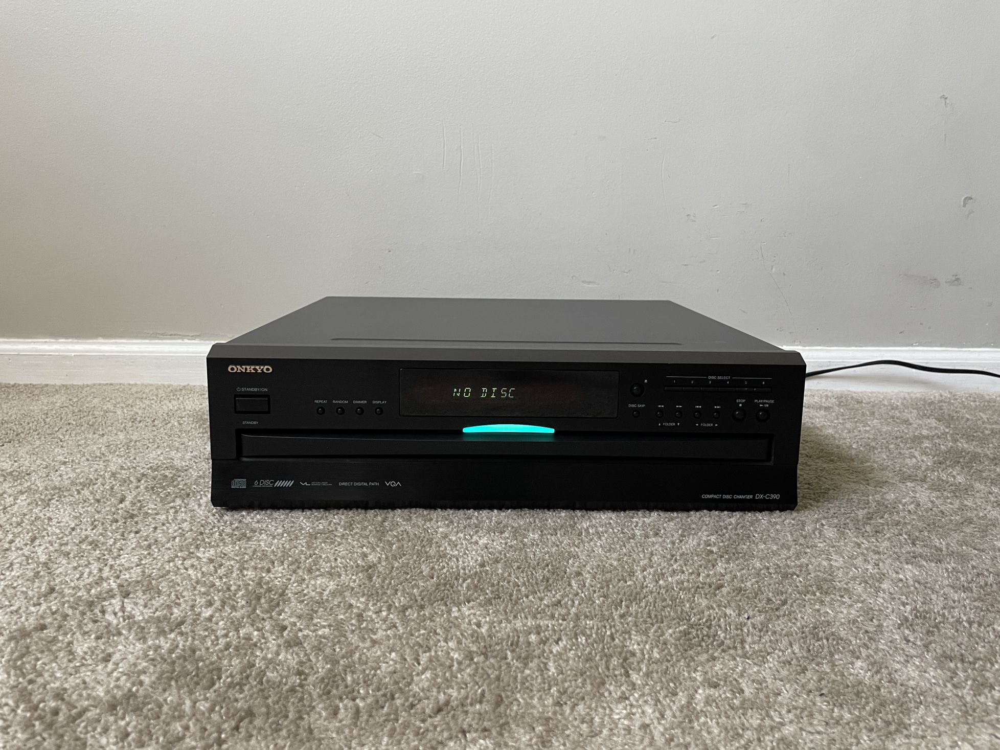 Onkyo DX-C390 6 Compact Disc CD MP3 Player Changer