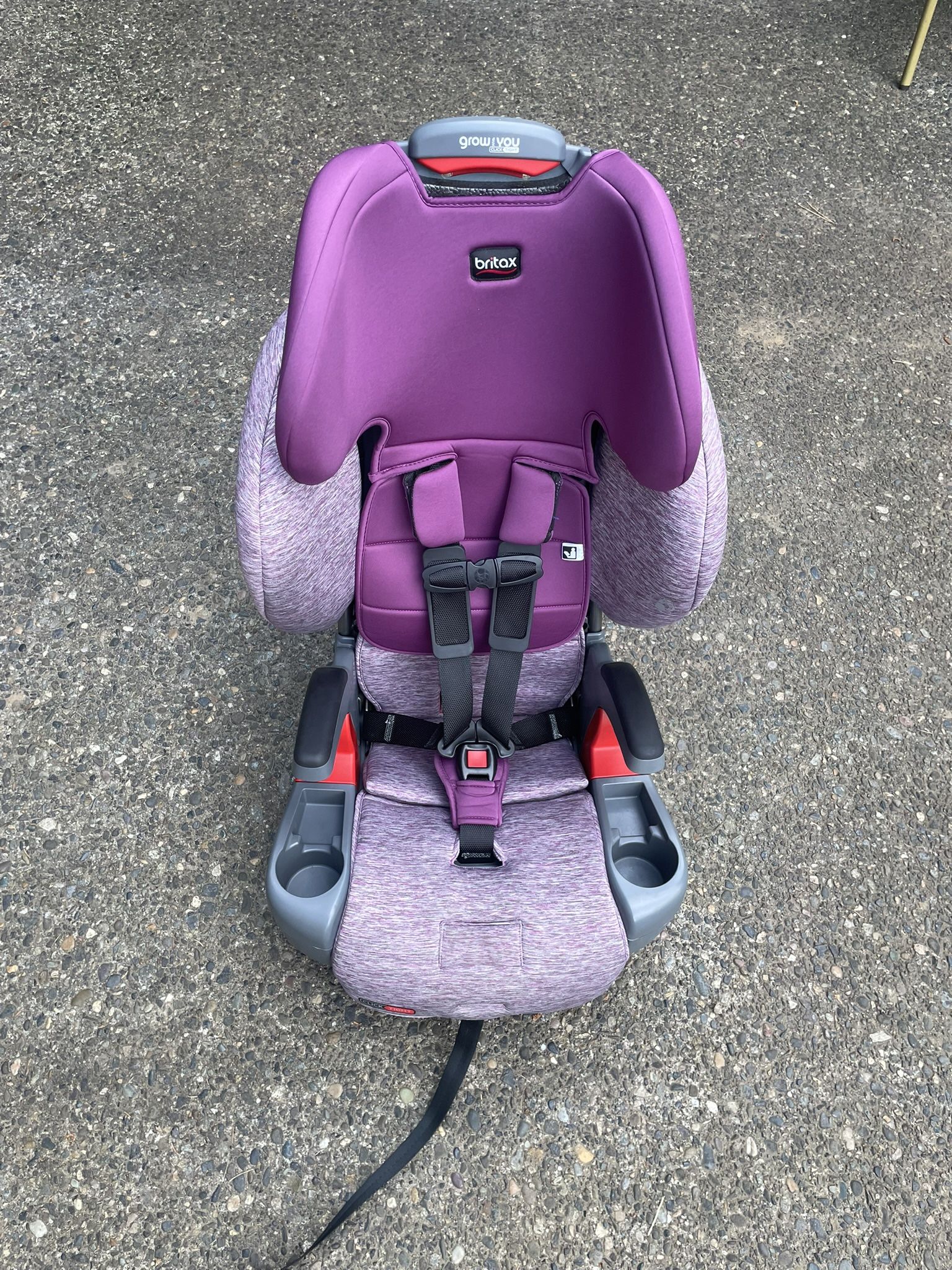 Britax Grow with You ClickTight Harness-2-Booster Car Seat, Mulberry