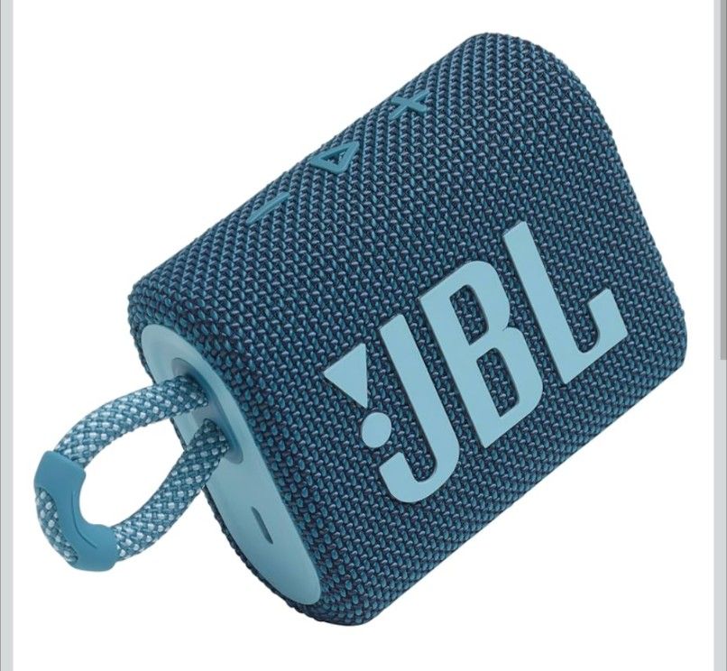 New
JBL Go 3
Portable Waterproof
Bluetooth Speaker (Blue)
JBLGO3BLUAM