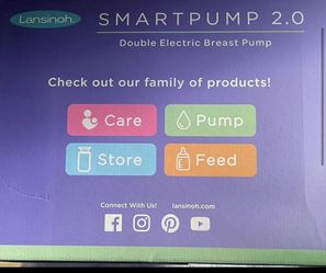 Lansinoh Smartpump 2.0 Double Electric Breast Pump New Open Box