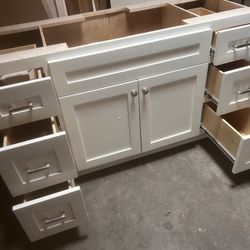 White Pure Maple Vanity