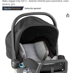 Baby Jogger City GO 2 Infant Car Seat, Slate Gray