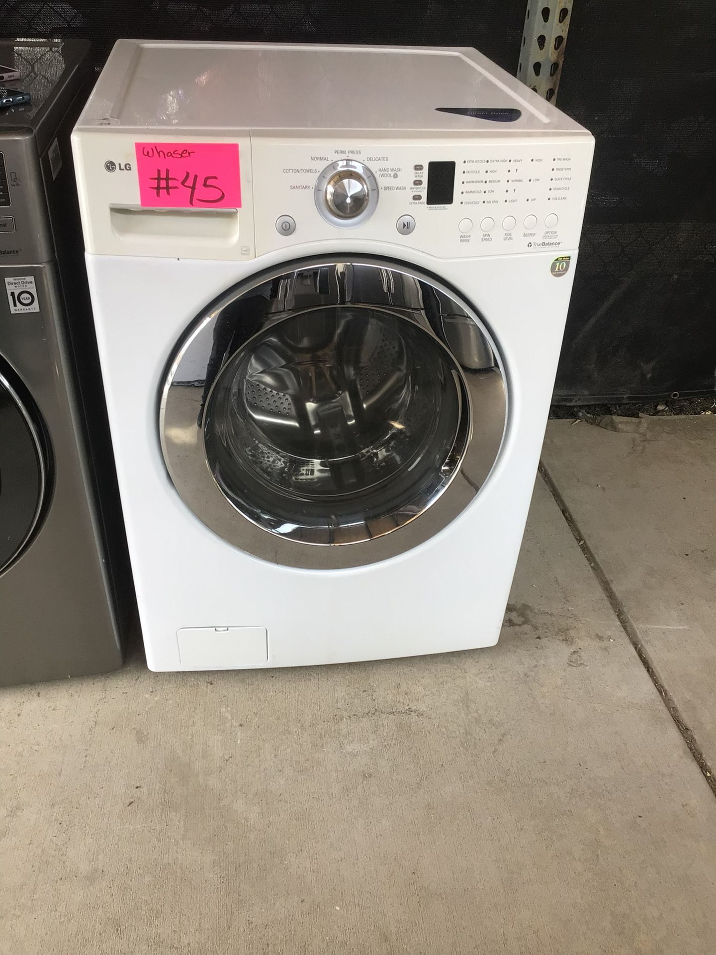 Washer Color White