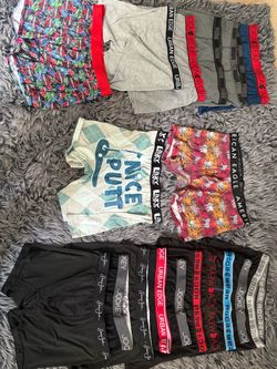 Men’s size medium and large boxer brief underwear