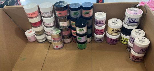 Mixed Lot Nail Dip Powder Jars