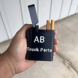 3D Printed Cigarette Holder + Regular Bic Lighter Slot – Fits Standard Cigarettes Only Not 100s