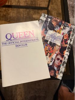 Queen International Fan Club Magazines and Inserts -RARE!!