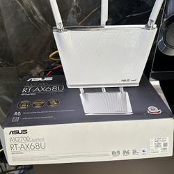  ASUS WiFi 6 Router (RT-AX68U White)  