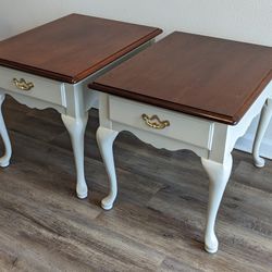 Vintage 2XEnd Tables, Restored