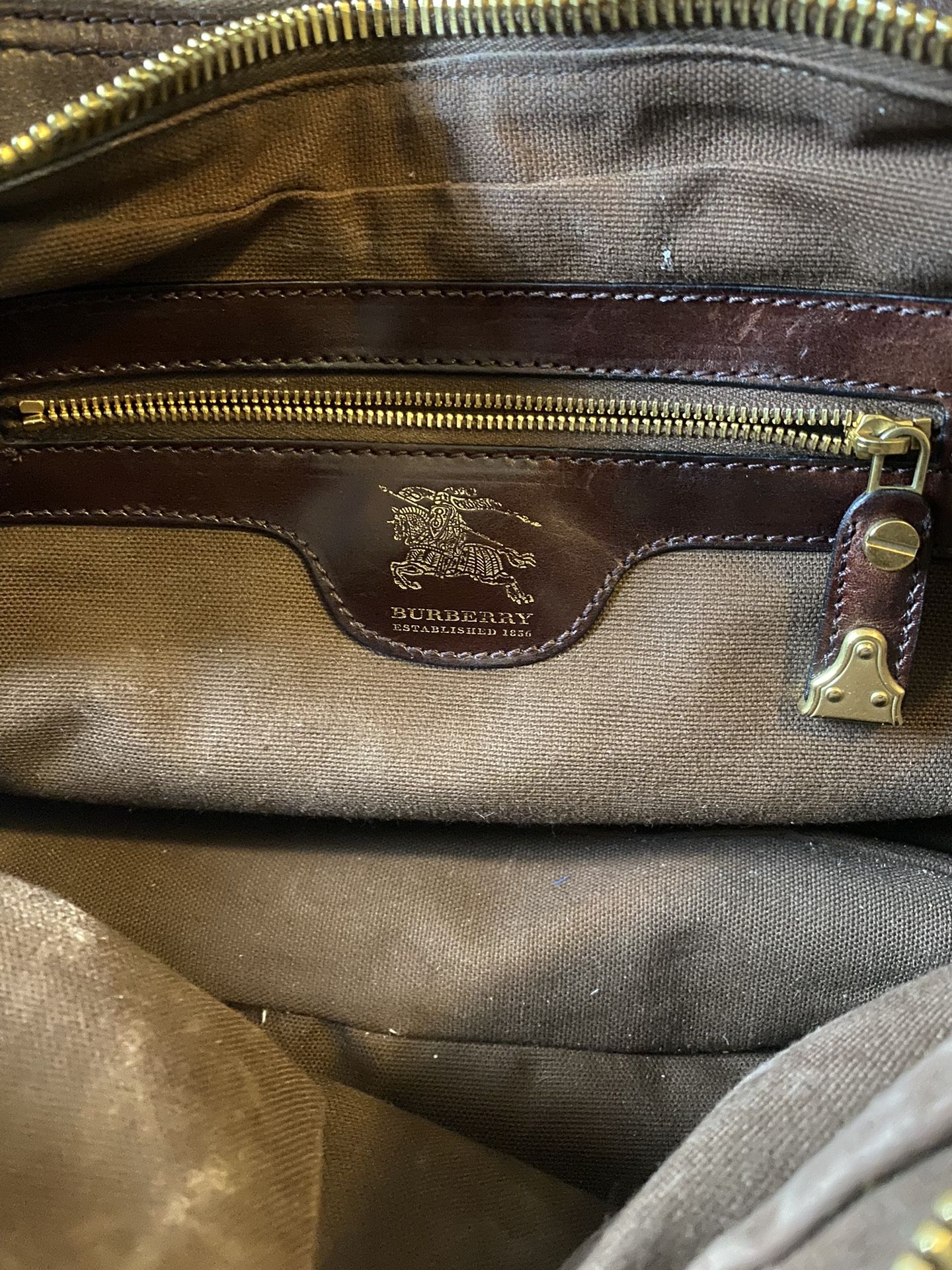 Authentic Burberry Satchel Bag