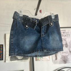 Denim Mini Skirt