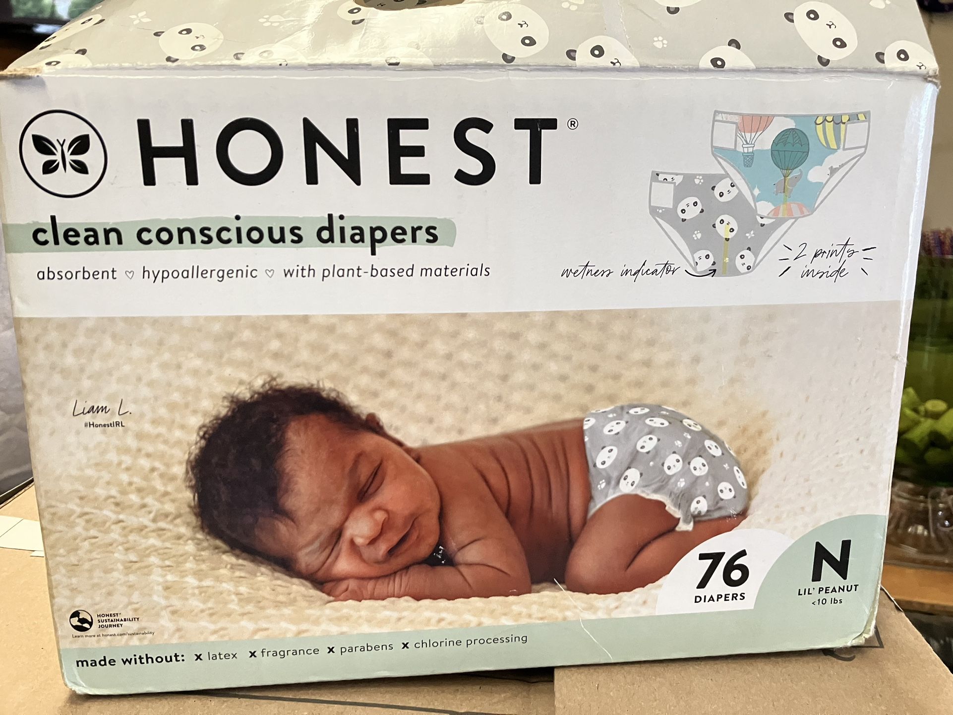 Honest New Born Diapers