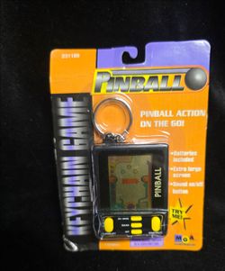 MGA Mini Arcade Pinball Keychain Game Retro Handheld