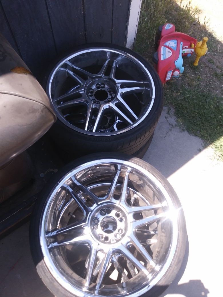 20 inch tires and rims all 4!!