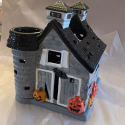 Bath and body Works Haunted House Candle Holder Ceramic New 