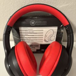 Ifecco Wireless Headset Bluetooth New In Box Red/ Black