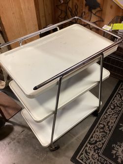 Rare Cosco tri-level metal cart