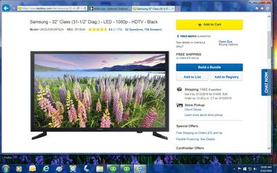 Samsung 1080P TV