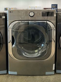 LG 9.0 cu. ft. Gas Dryer w/TurboSteam™ & Built-In Intelligence