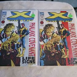 X-FACTOR #106 (Marvel, 1994) Phalanx Covenant, Hologram Cover and Red Cover