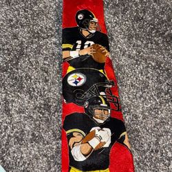 NFL Team Pittsburgh Steelers Mens Tie Vintage Classic Used Pre Owned Graphic PRN