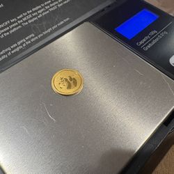 24k Gold Panda Coin Year 2000